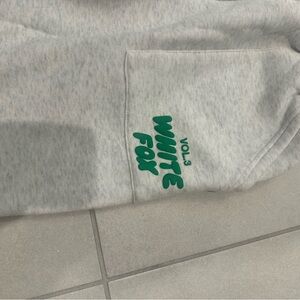 White fox sweatpants size XS